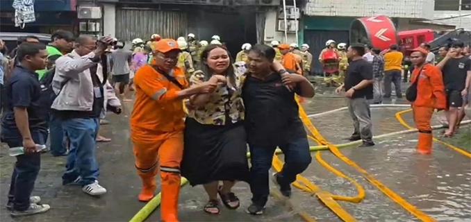 22 Korban Tewas Kebakaran Gedung Terra Drone Masih Utuh