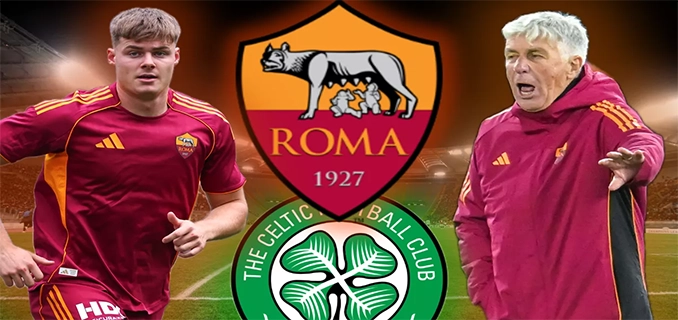 Ferguson Mengamuk! Dua Golnya Bawa Roma Tekuk Celtic 3-0