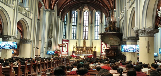 Misa Lansia di Katedral Waktu Khusus Buat Jemaat Lebih Khidmat