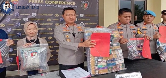 7 Perampok Minimarket Pandeglang Dibekuk Ratusan Rokok Disita