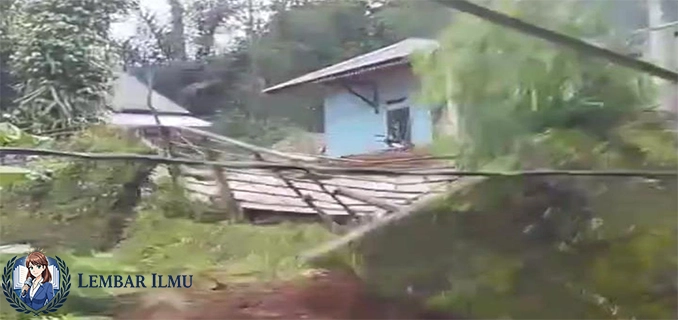Hujan Tembok Penahan Tanah Lebak Ambruk 1 Rumah Rusak