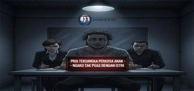 Pria Tersangka Perkosa Anak Ngaku Tak Puas Dengan Istri