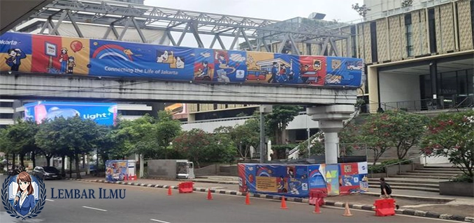 Warga JPO Sarinah Dibangun Ulang demi Kenyamanan Publik